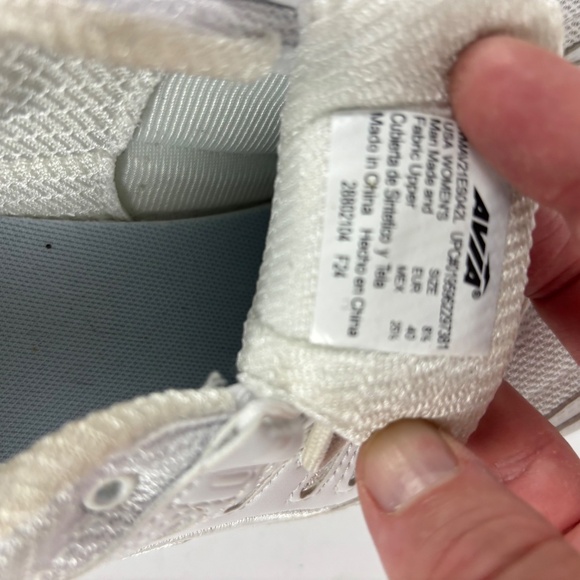 Avia White Athletic/Running Shoes Size 8.5 - Picture 9 of 9